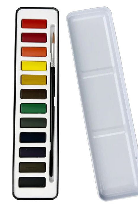 Watercolor Paint Set 12 Colors
