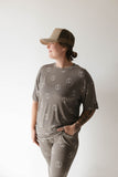 Short Sleeve Women's Bamboo Pajamas | Sage Yin Yang