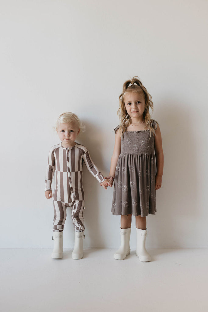 Bamboo Zip Pajamas  | Tile Stack