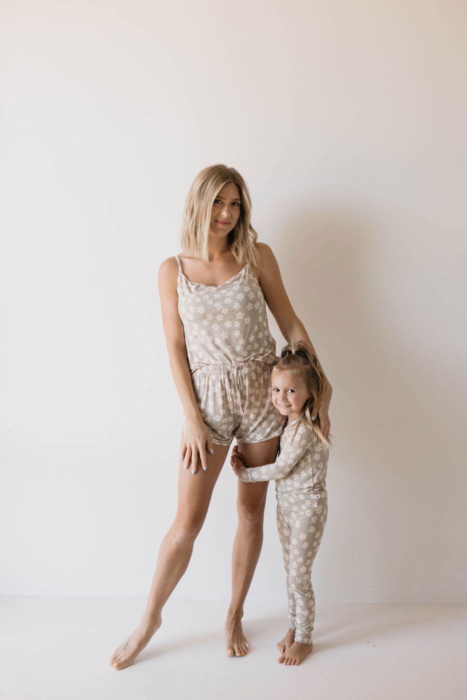 Bamboo Two Piece Pajamas | French Gray Floral