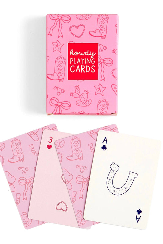 Howdy Cowgirl Deck of Playing Cards