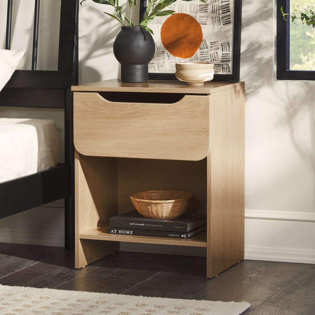 Domm Modern 1-Drawer Nightstand