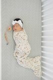 Desert Sage Muslin Crib Sheet