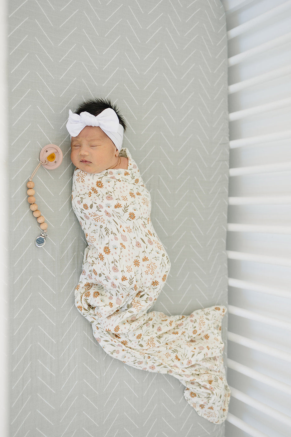 Meadow Floral Muslin Swaddle Blanket