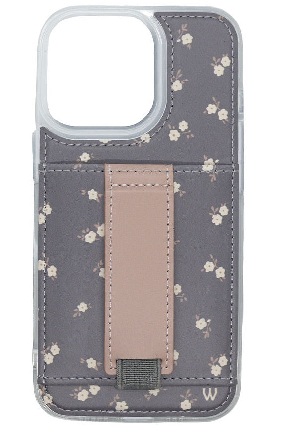 a phone case with a flower pattern