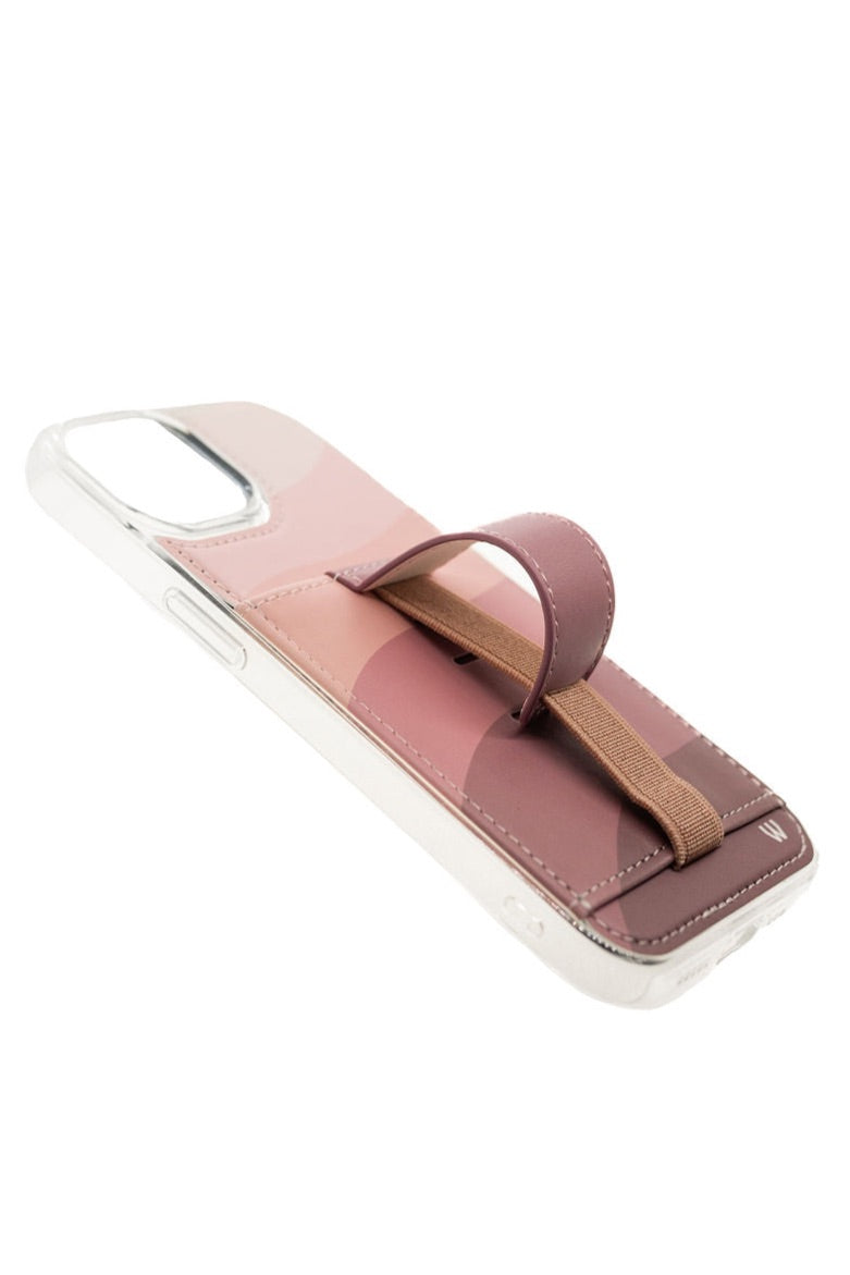 a phone case with a strap