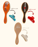 KAXI MOM HAIR STEEL NEEDLE BRUSH + MIDI CLAW SET