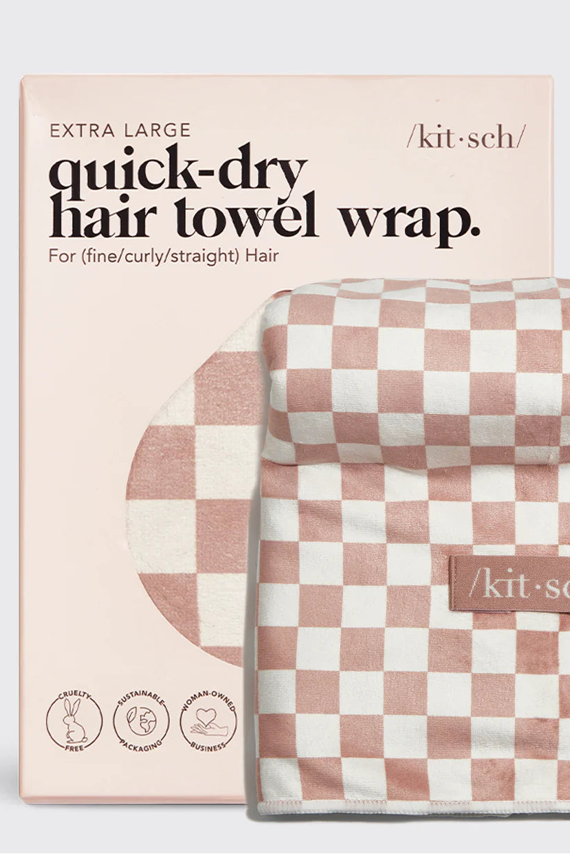 KITSCH XL Quick-Dry Hair Towel Wrap