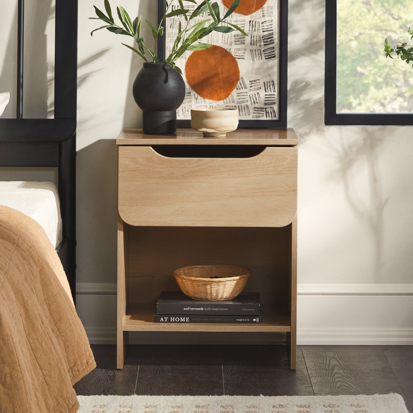 Domm Modern 1-Drawer Nightstand