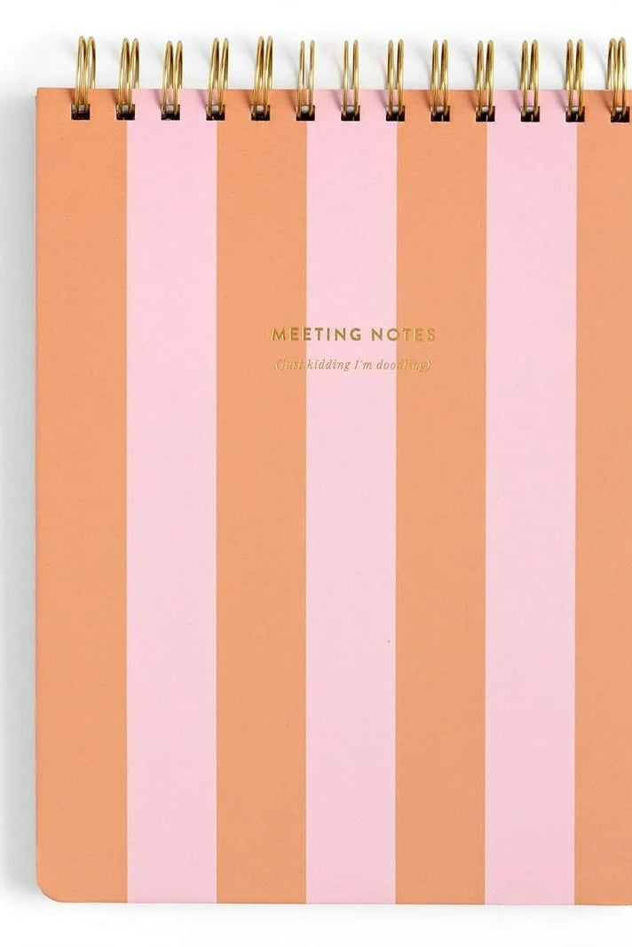 Meeting Notes Top Spiral Notebook