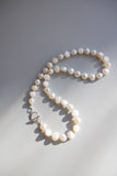 Large Pearl + Gold Necklace