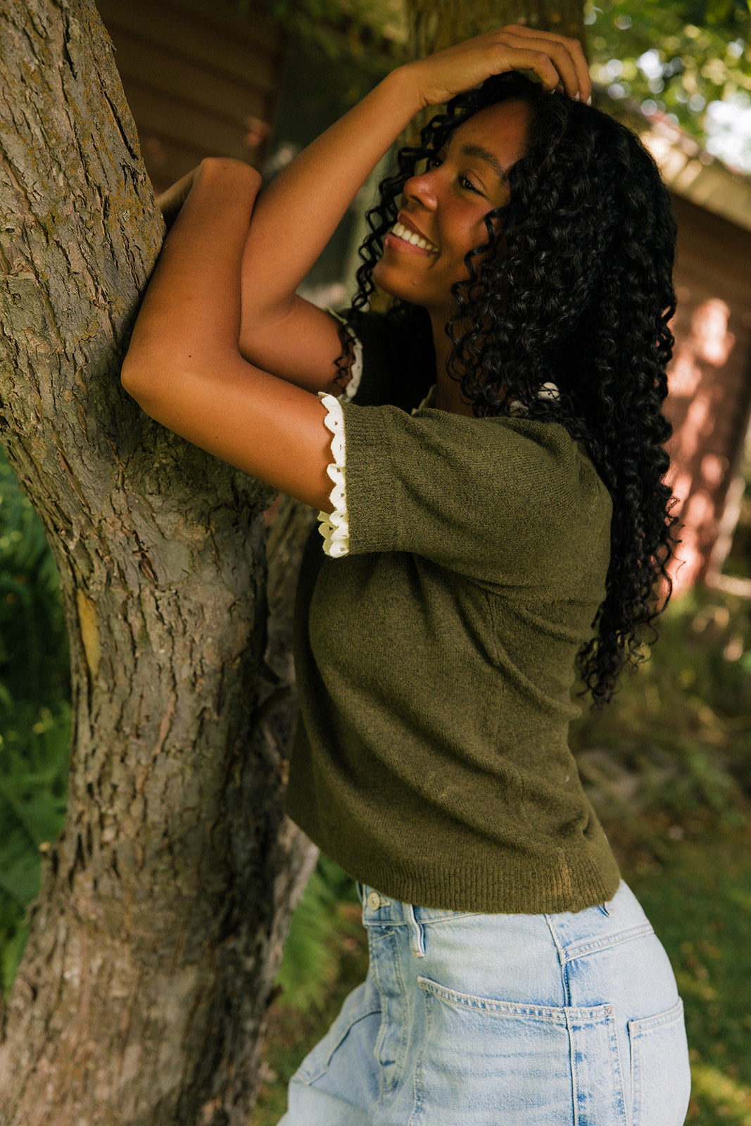 Marlowe Lace Knit Top