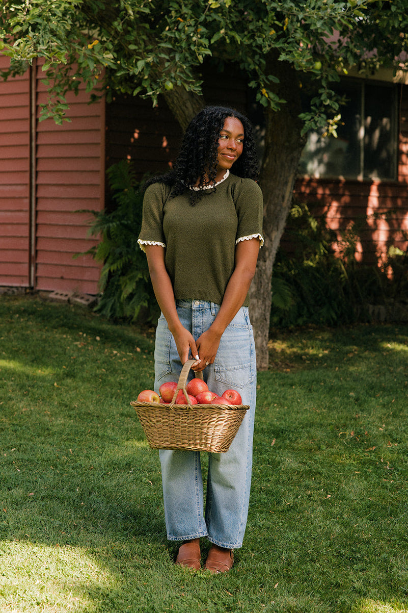 Marlowe Lace Knit Top