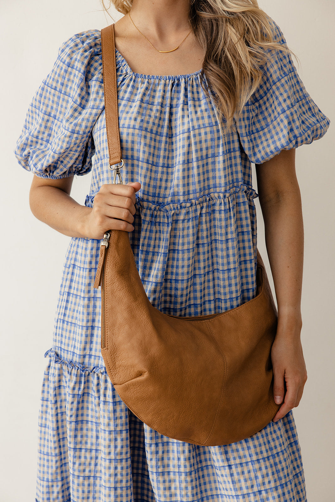 Rhea Slouchy Crescent Shoulder Crossbody Bag