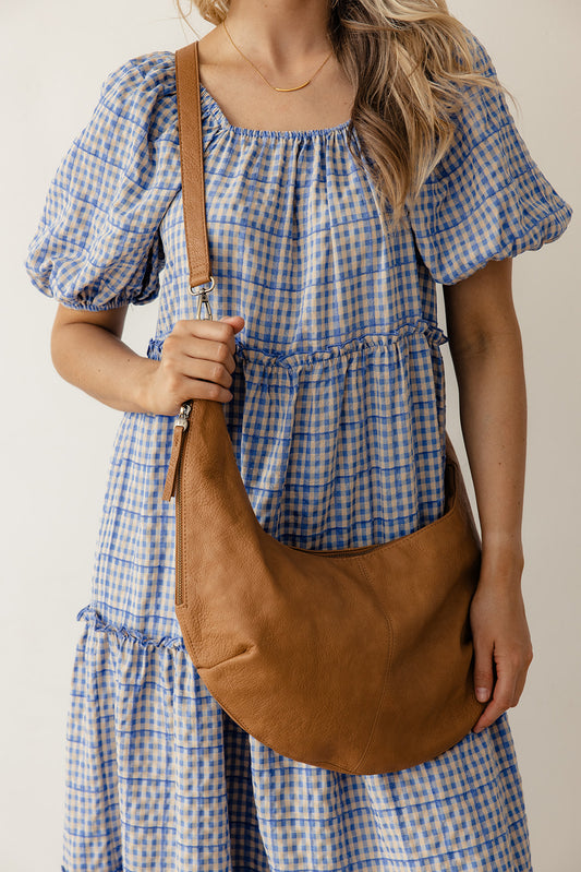 Rhea Slouchy Crescent Shoulder Crossbody Bag