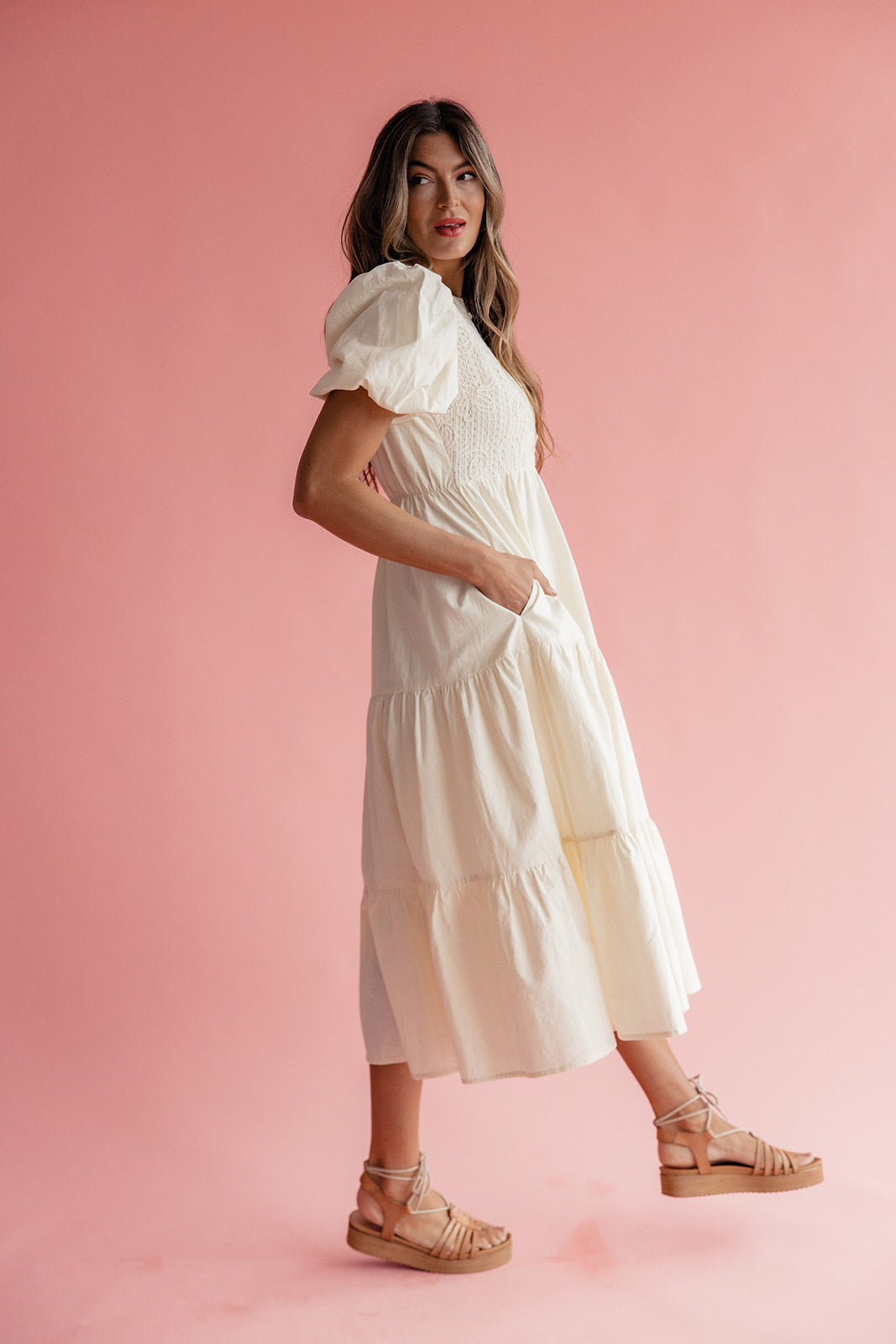 Ma Cherie Embroidered Dress