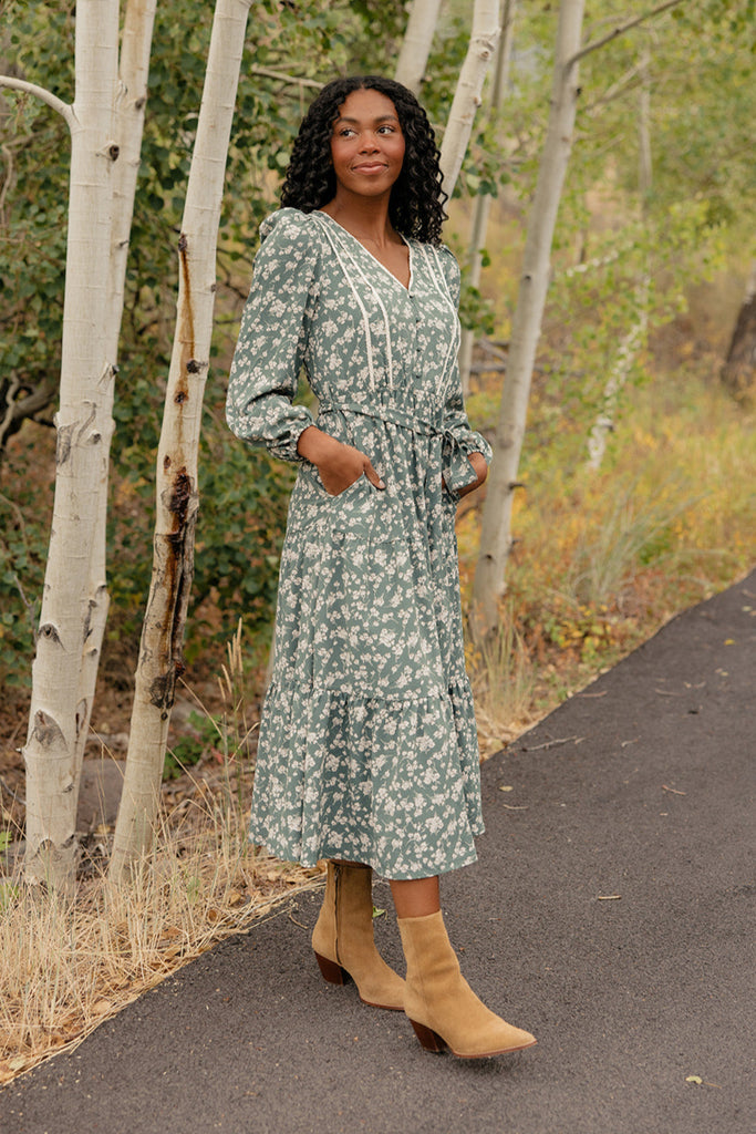 Forest Whimsy Midi Dress