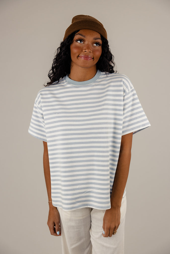Blue Striped Top | ROOLEE