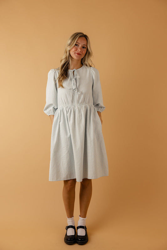 Pouring Rain Tie Dress