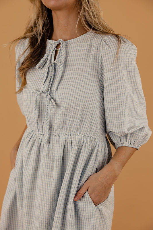 Pouring Rain Tie Dress