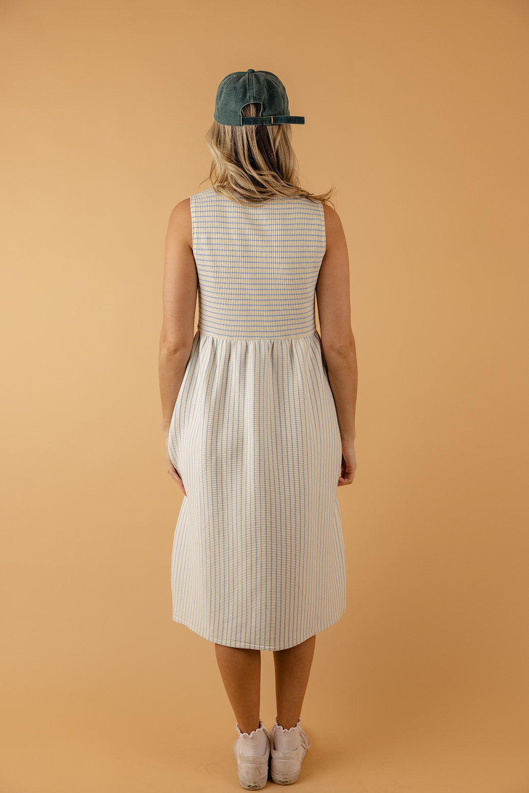 On Your Mind Striped Tank Dress