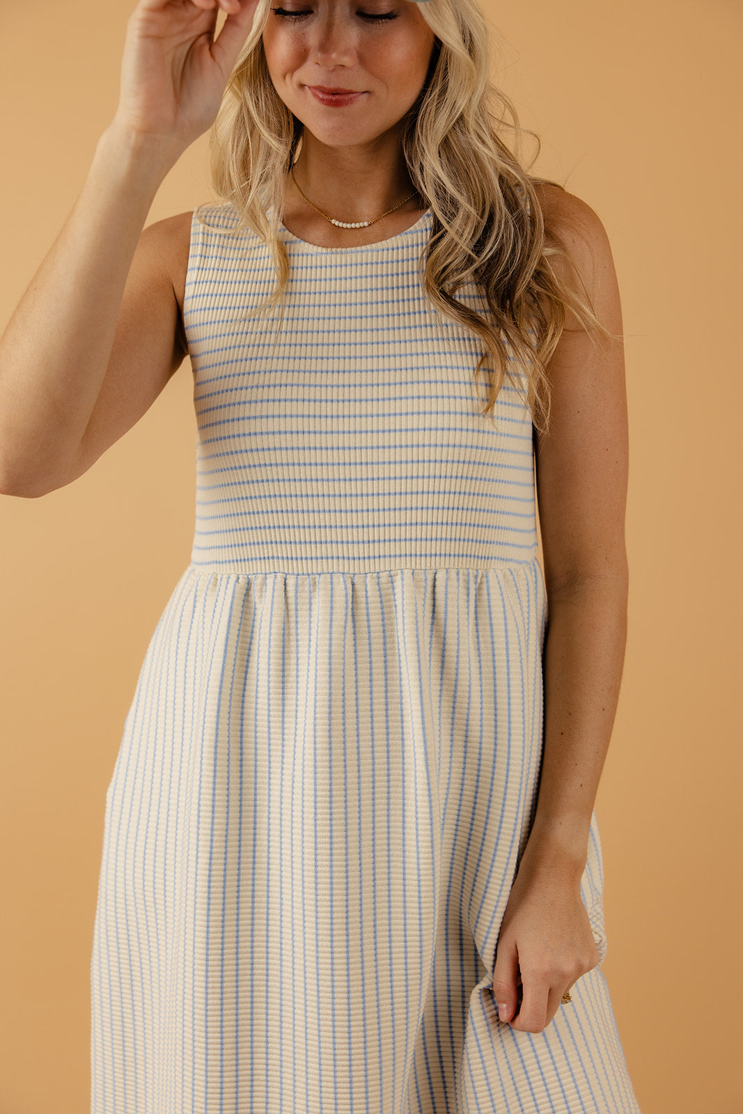 On Your Mind Striped Tank Dress