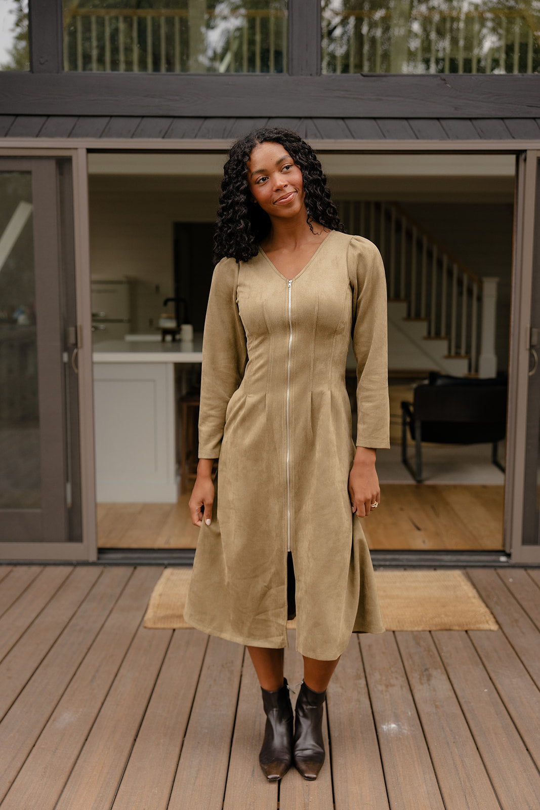 The Outlaw Suede Dress