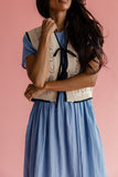 Esme Crochet Tie Vest