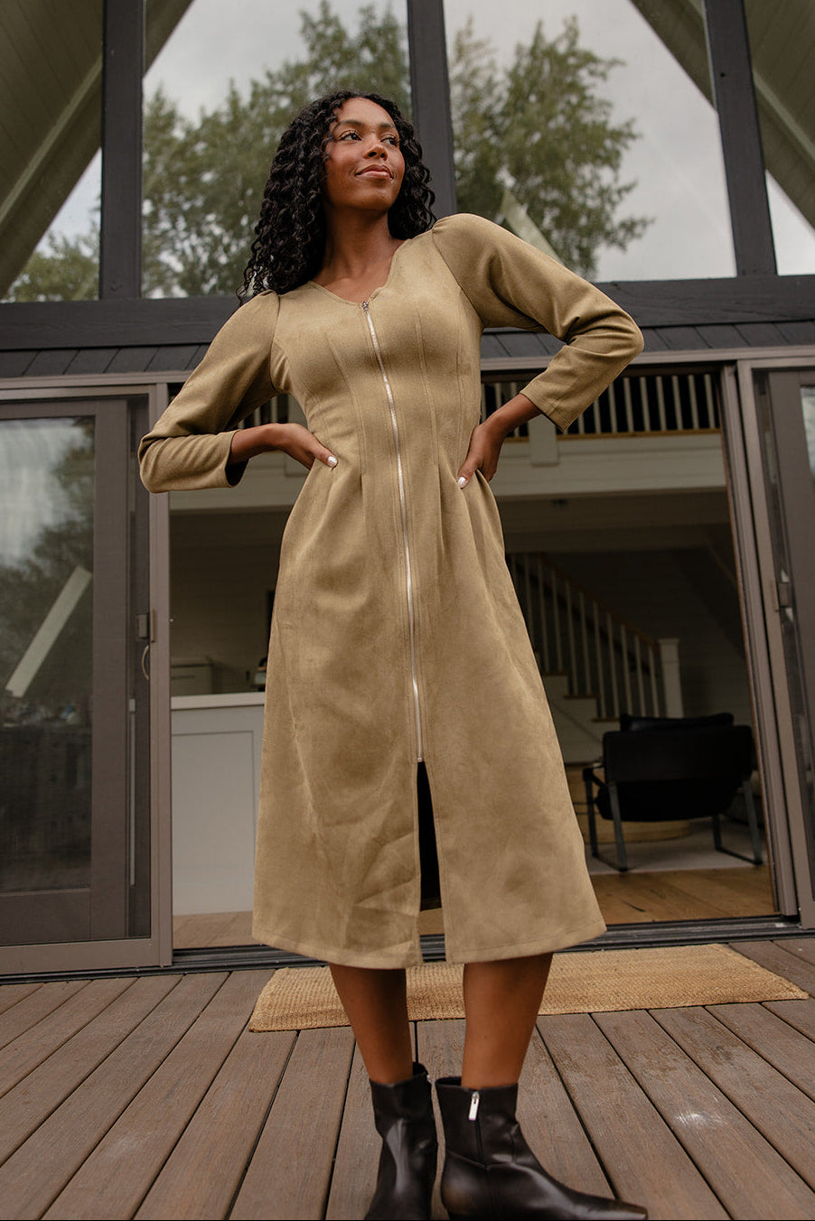 The Outlaw Suede Dress