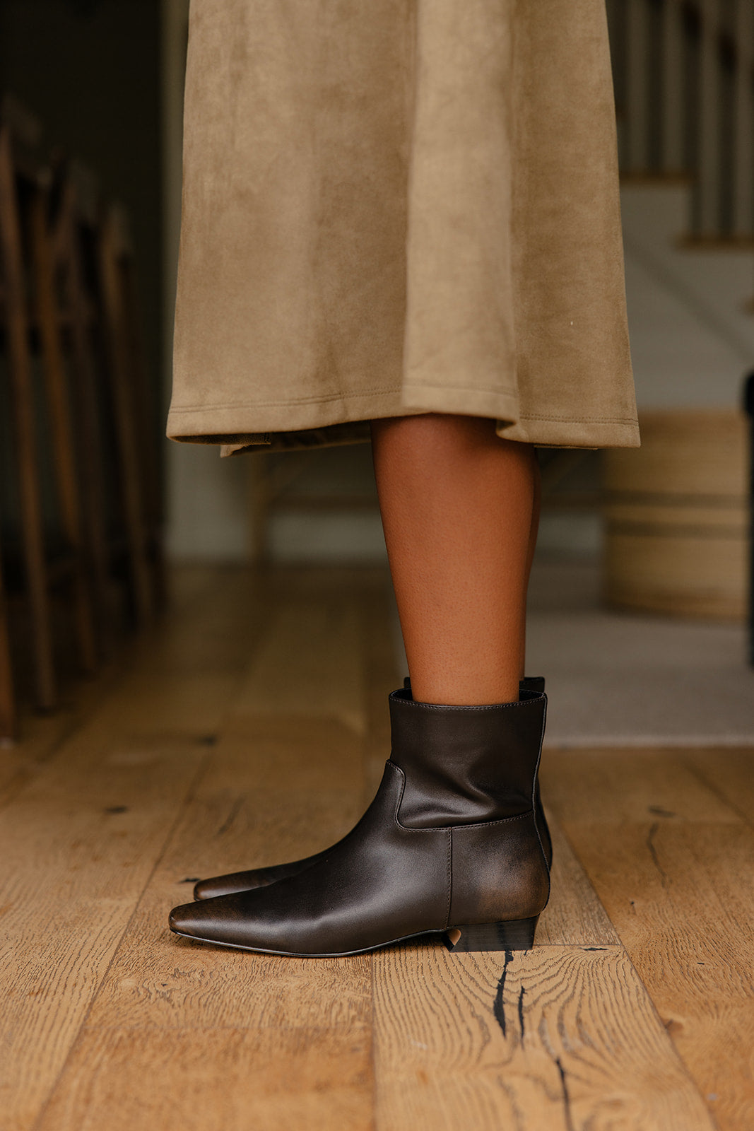 Free People Easy Does It Vegan Ankle Boots