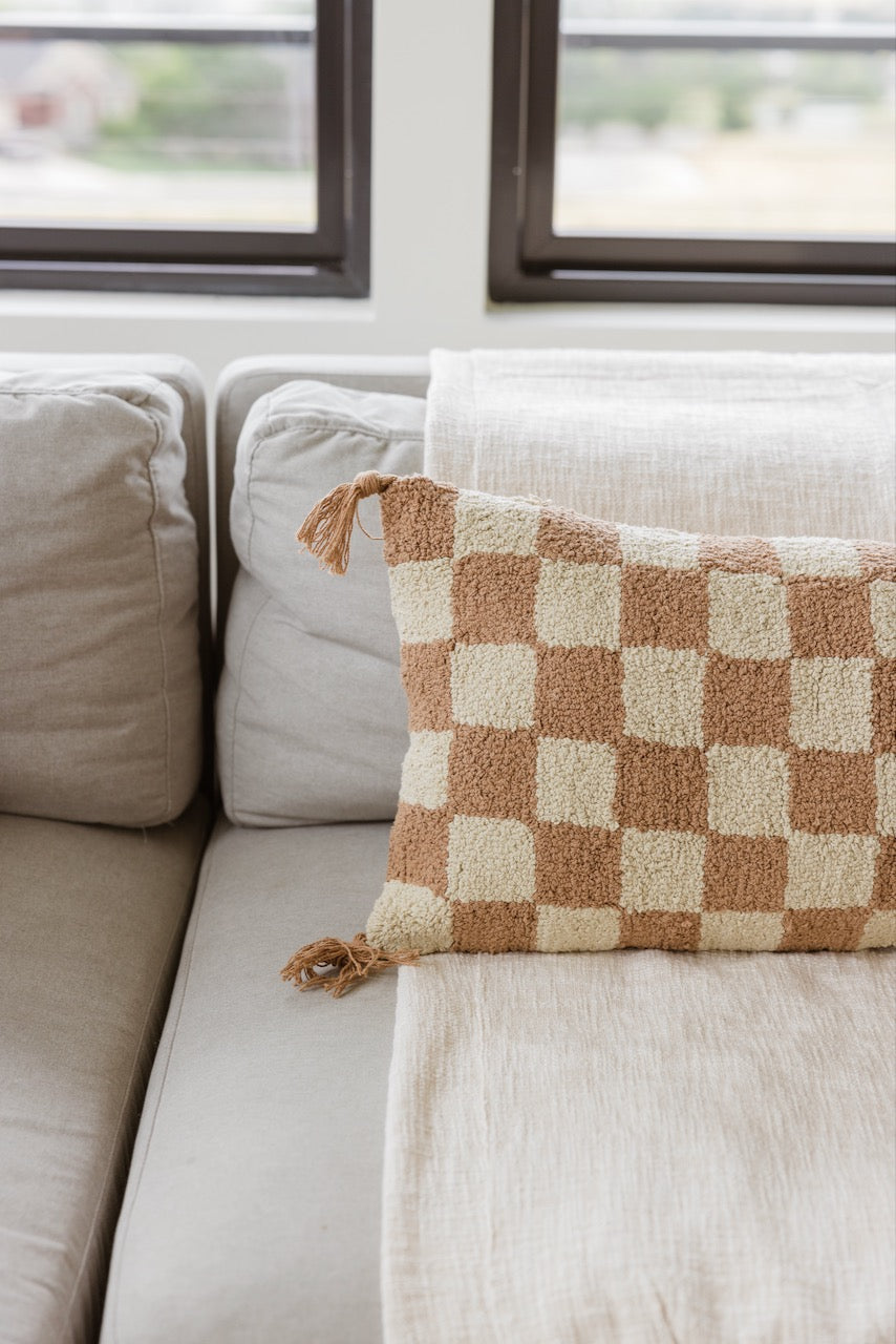 Checkered Pillow | ROOLEE