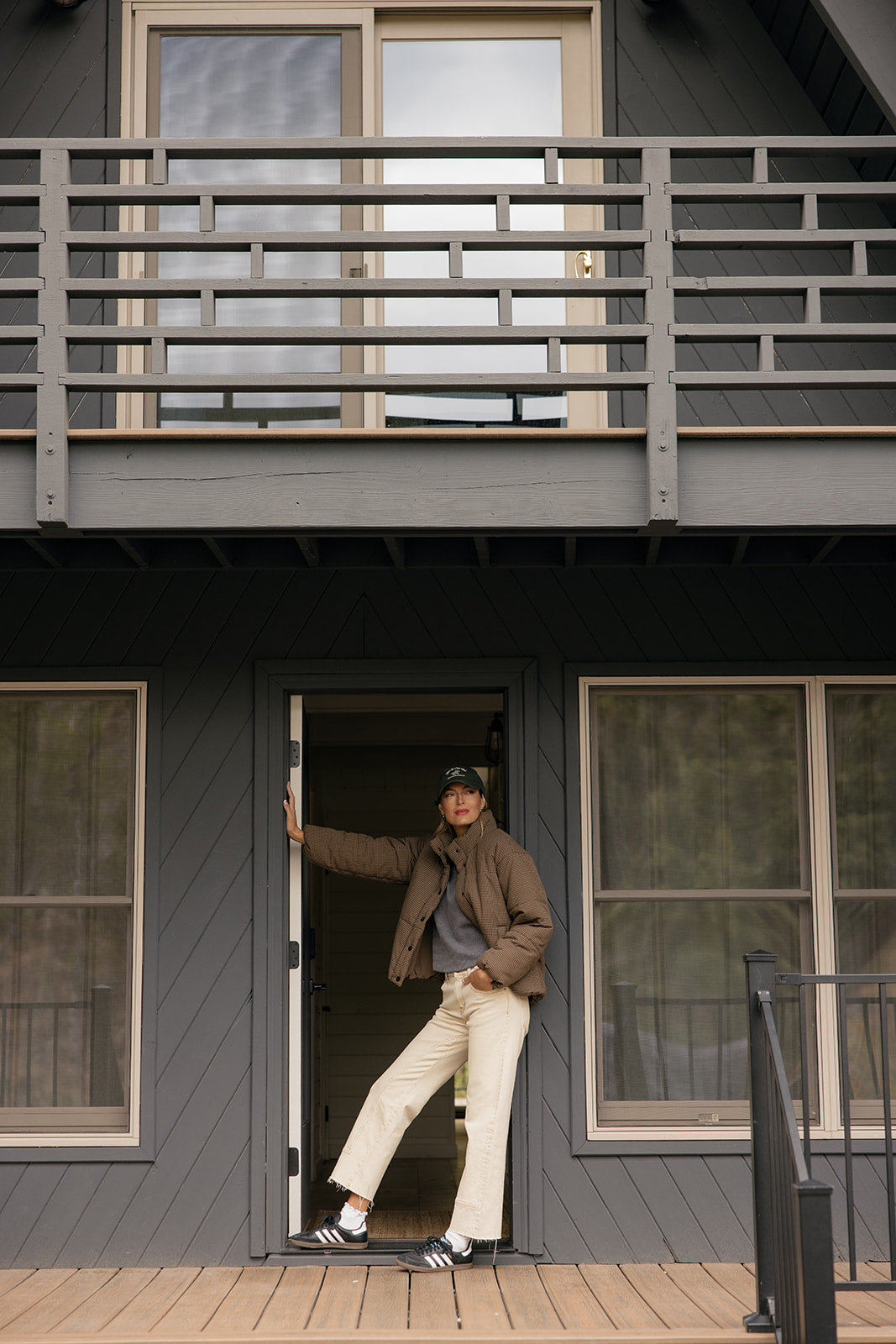 Elmhurst Gingham Puff Coat