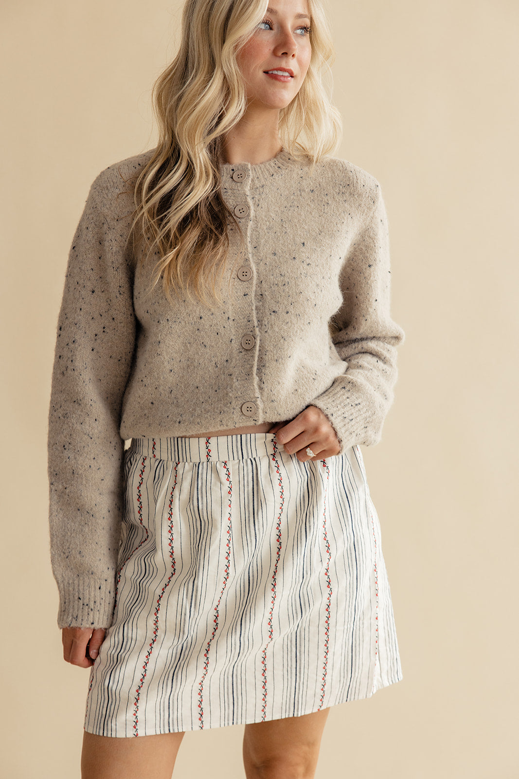 Defying Gravity Speckled Cardigan