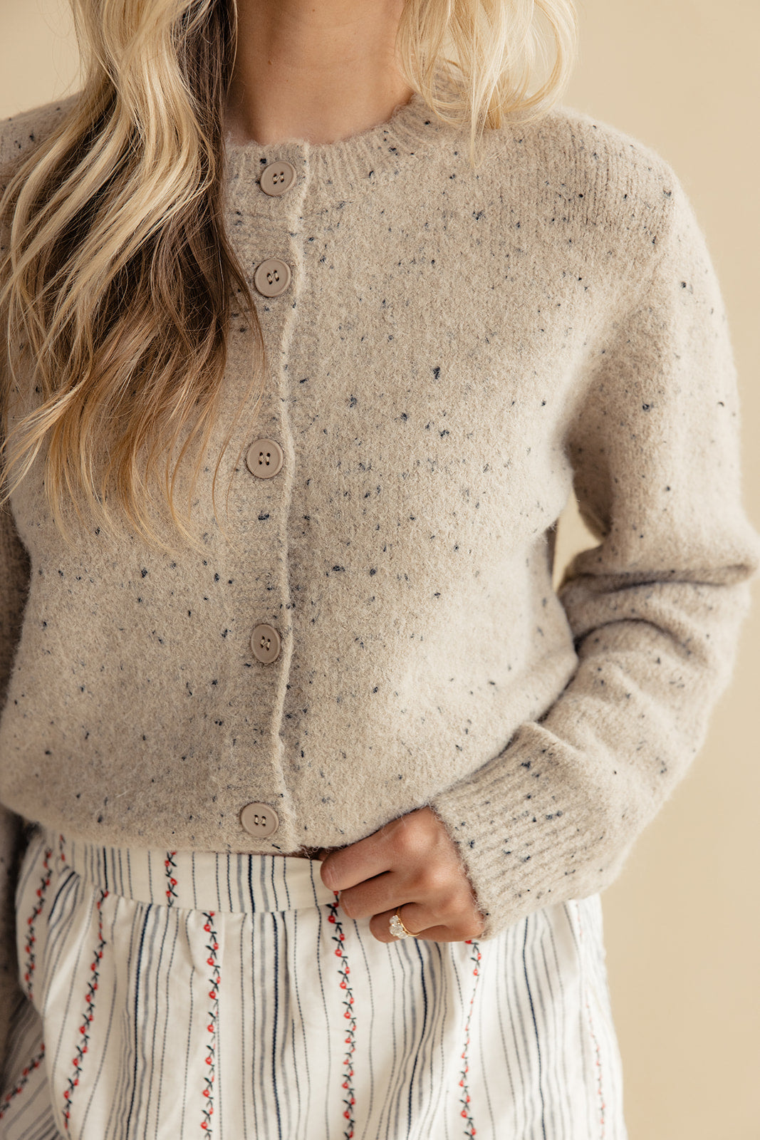 Defying Gravity Speckled Cardigan