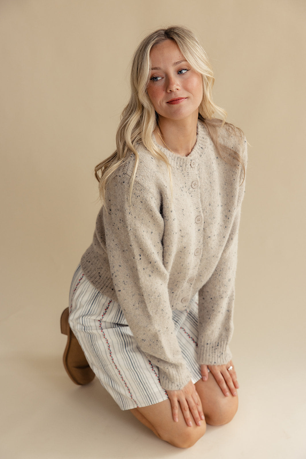 Defying Gravity Speckled Cardigan