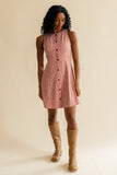 Gretta Gingham Button Dress