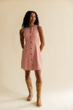Gretta Gingham Button Dress