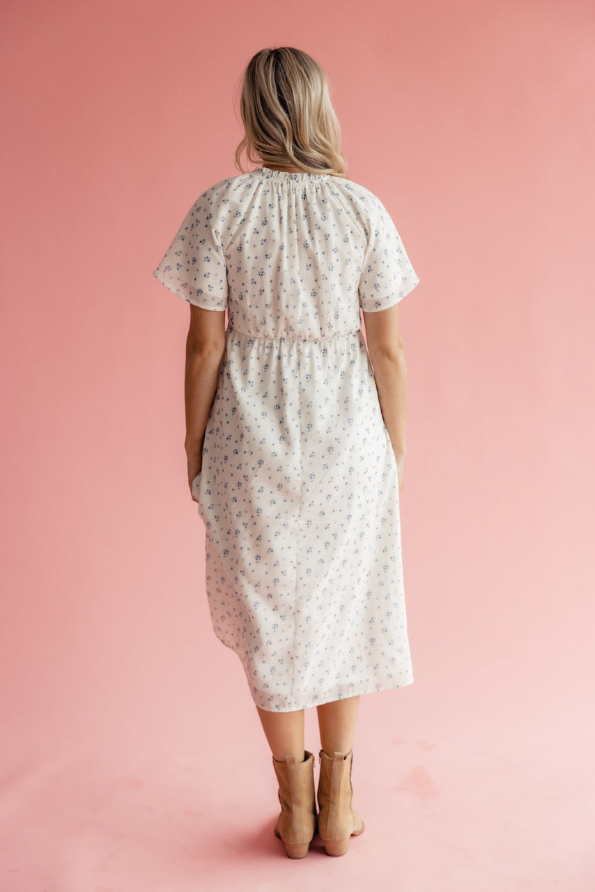 Odette Floral Smocked Dress