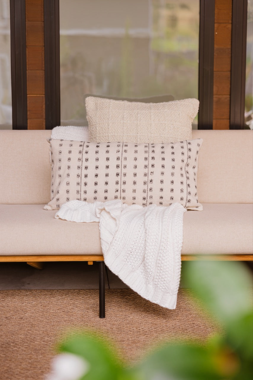 Neutral Throw Pillow | ROOLEE