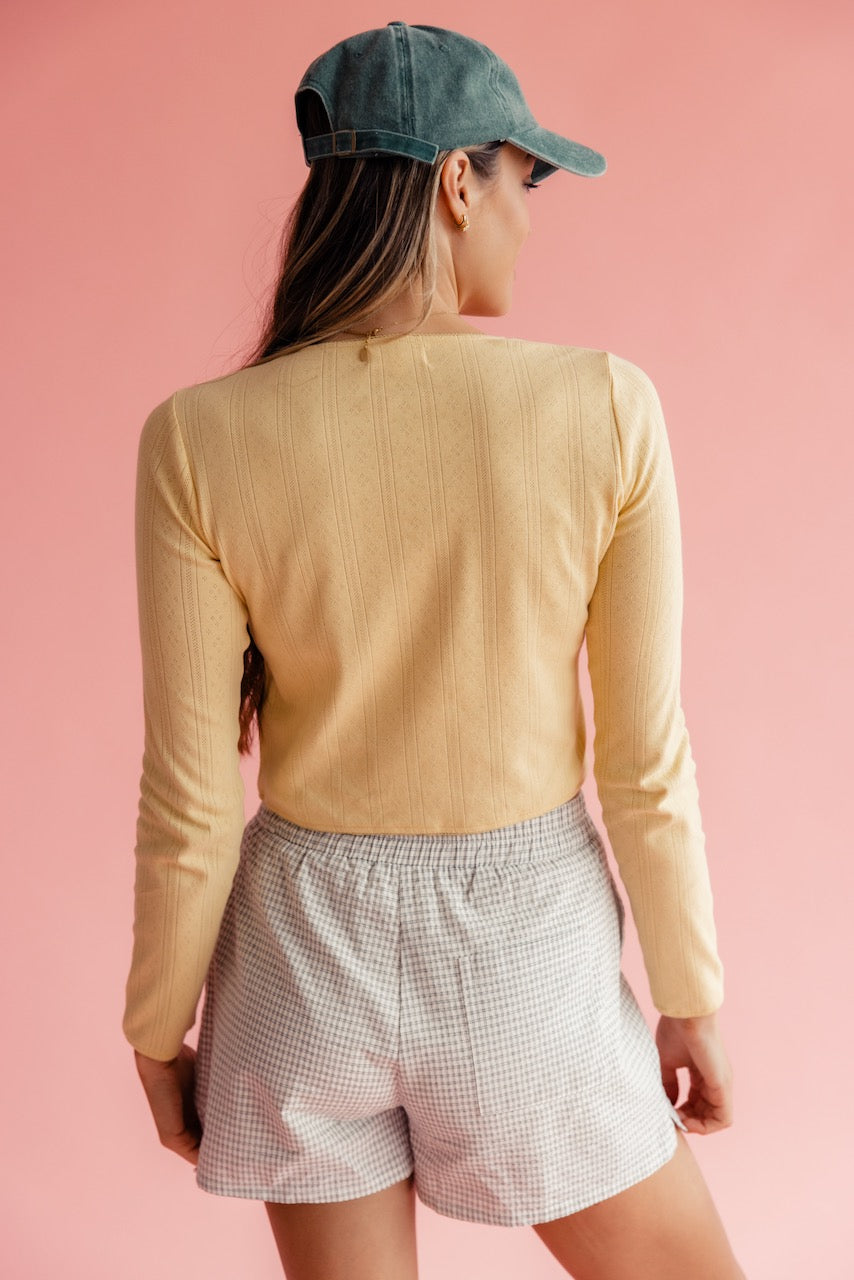 Just Friends Pointelle Cardigan