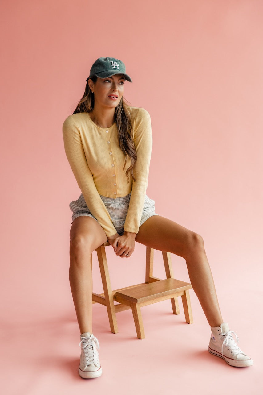 Just Friends Pointelle Cardigan