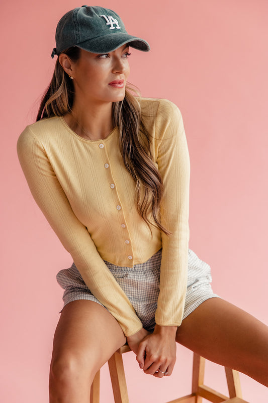 Just Friends Pointelle Cardigan