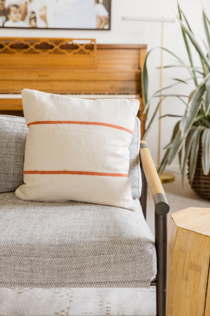 Striped Throw Pillow | ROOLEE