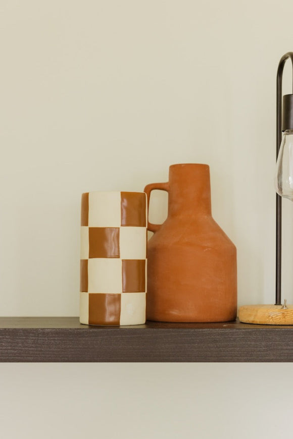 The Enid Checkerboard Vase