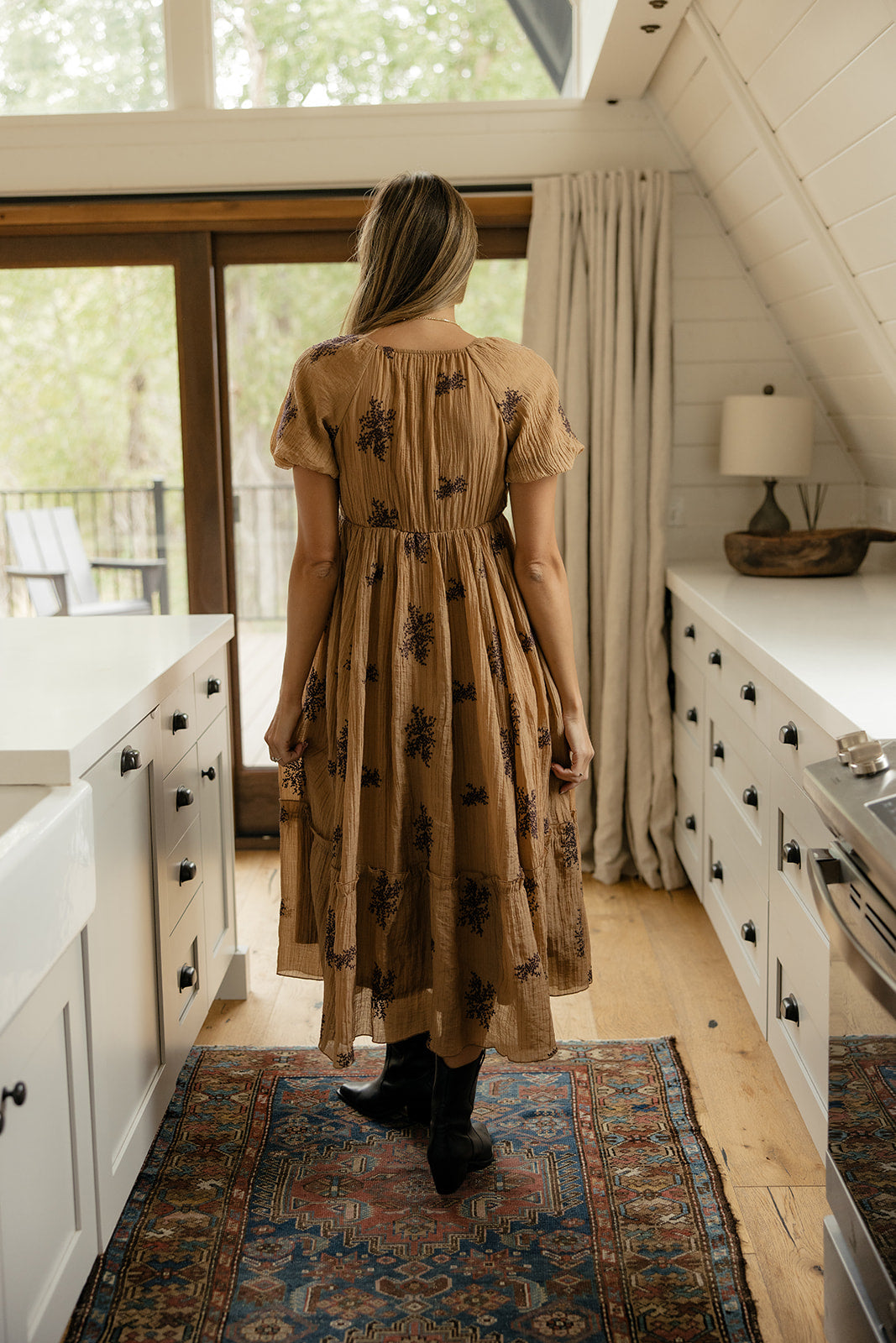 Burning Sun Embroidered Dress