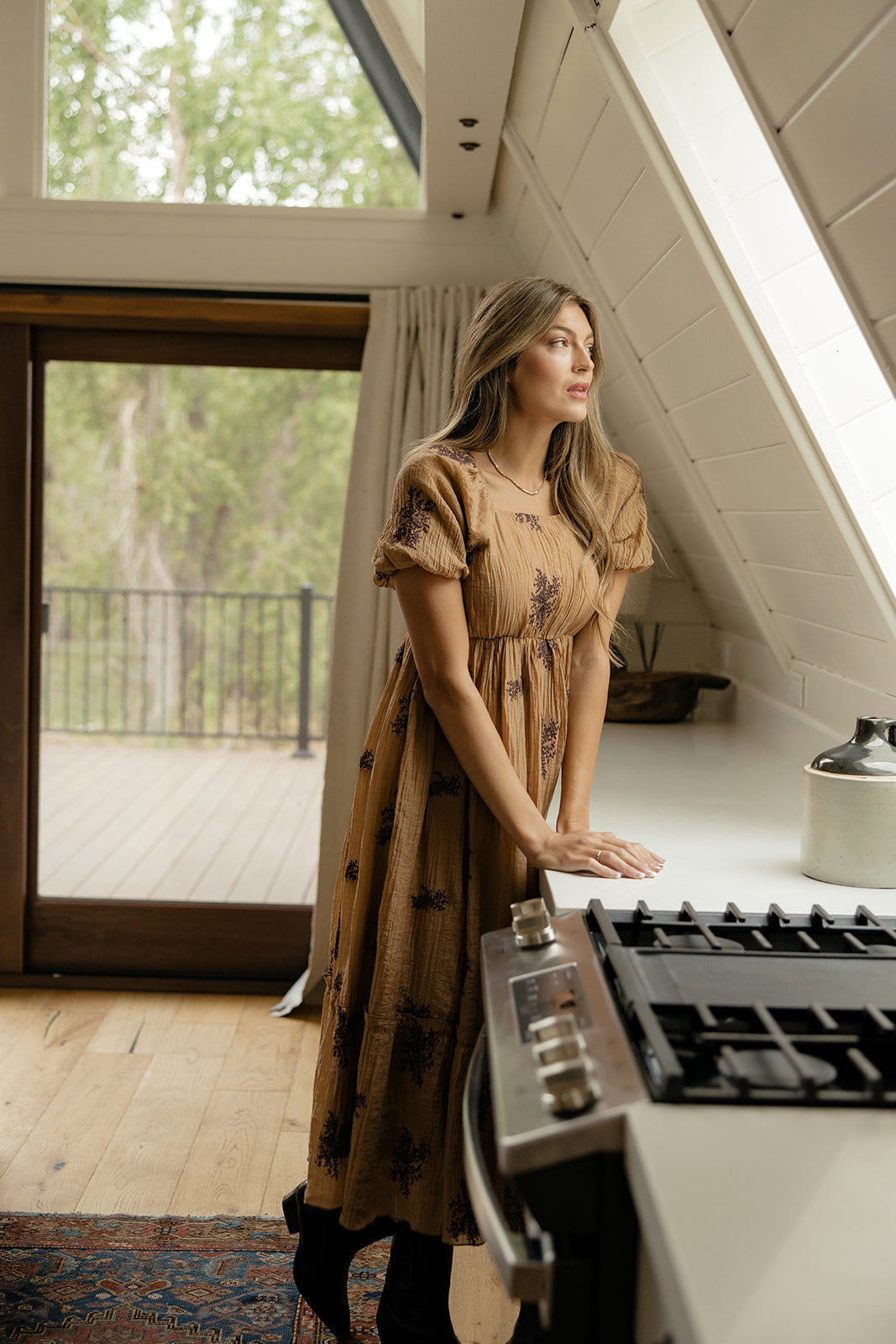 Burning Sun Embroidered Dress