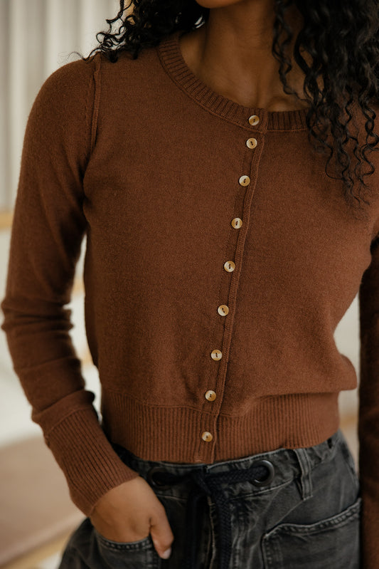 Mocha Horizon Cardigan