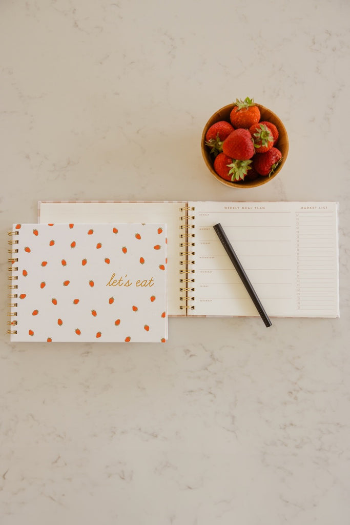 Strawberries Meal Planner and Market List