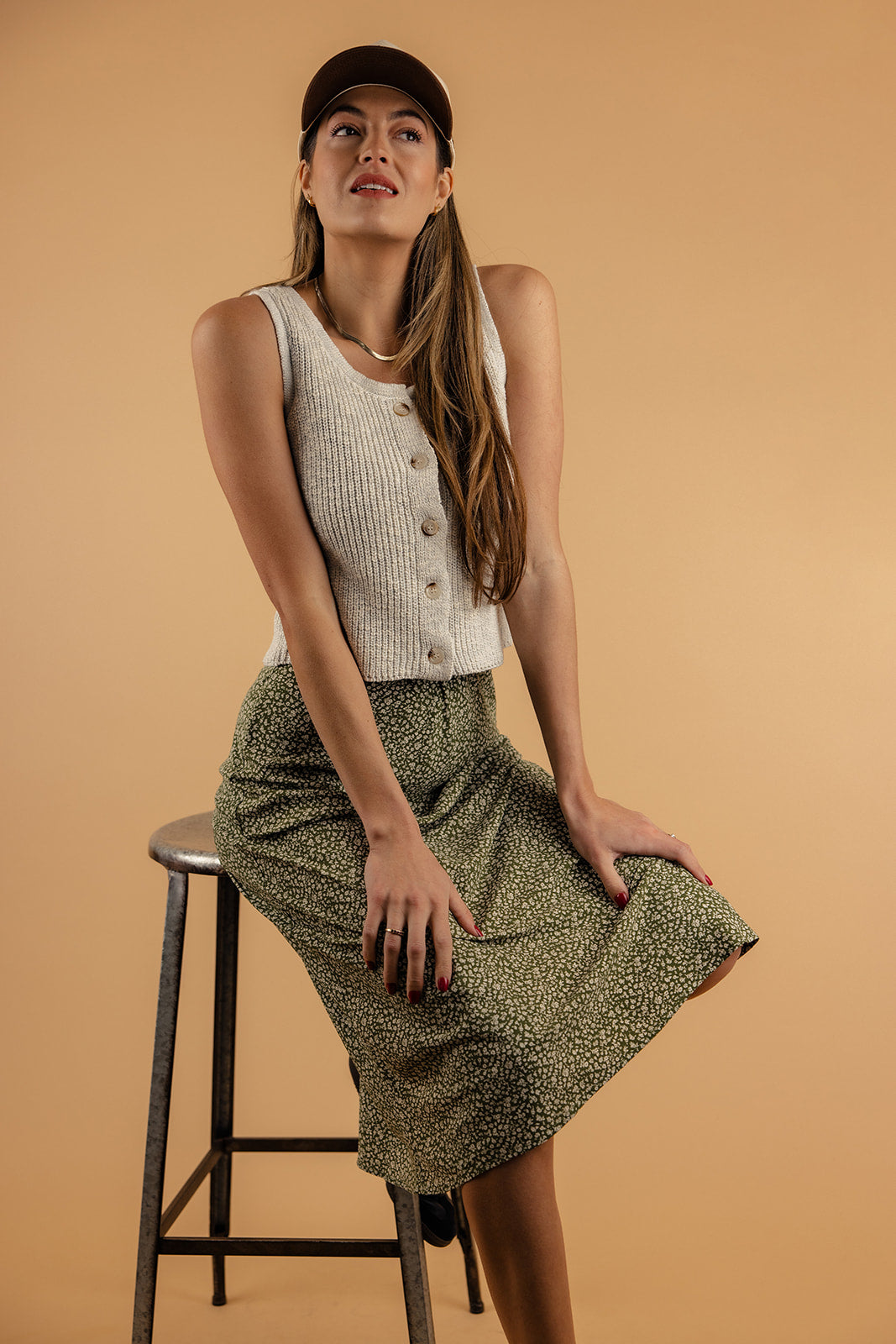 Tiny Perfect Things Midi Skirt