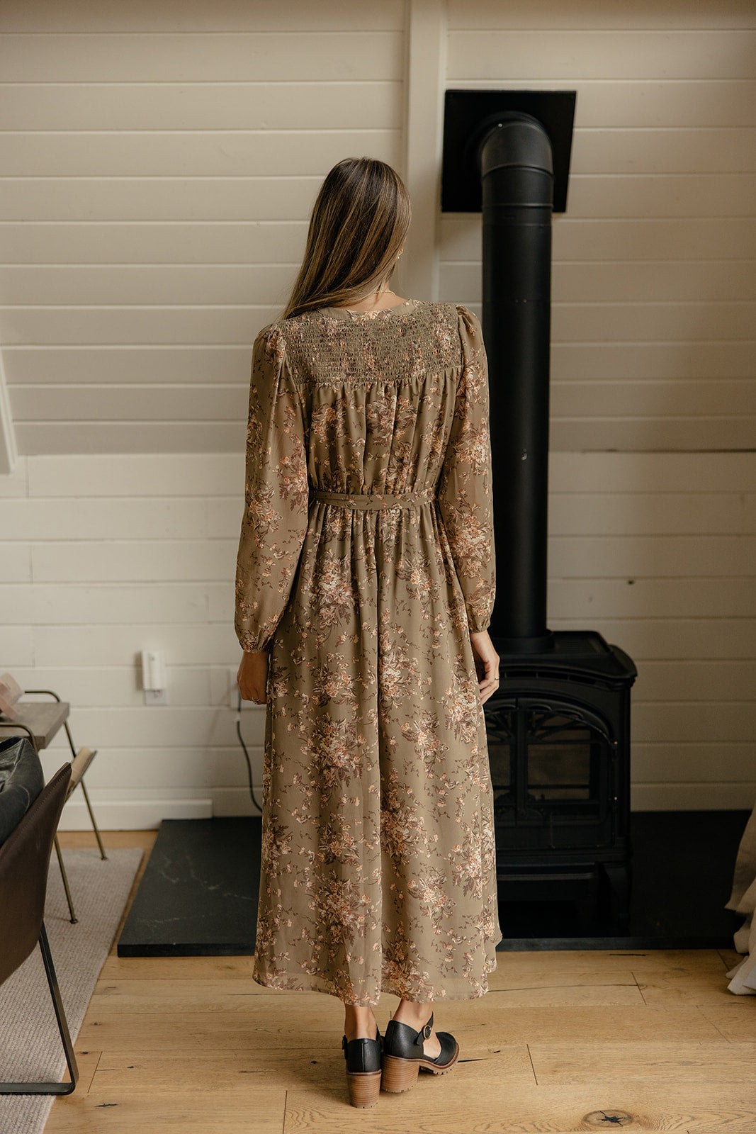 Hearthside Floral Tie Dress